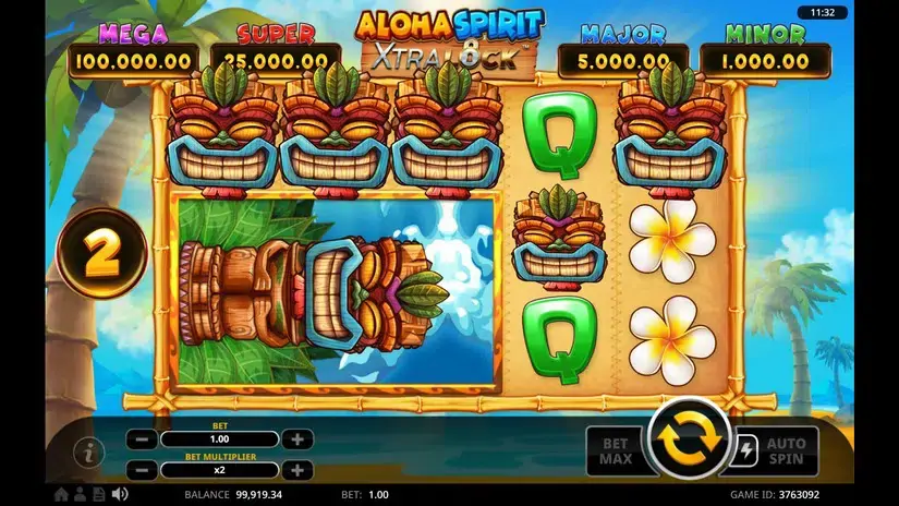 Aloha Spirit XtraLock slot screenshot 4