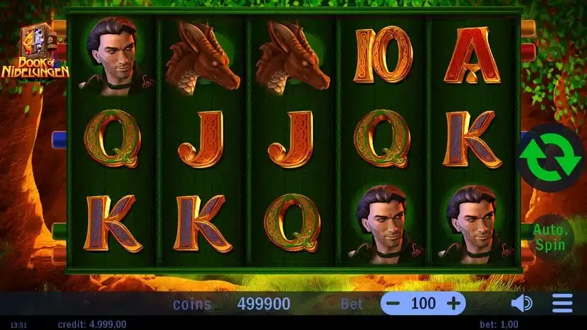 Book of Nibelungen slot screenshot