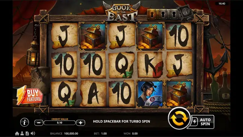 Book Of The East slot screenshot 