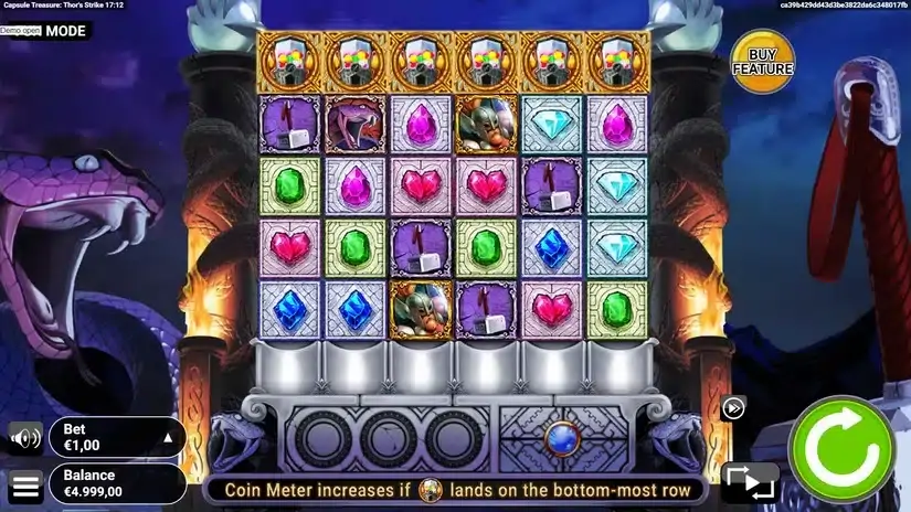 Capsule Treasure Thor’s Strike slot screenshot 1