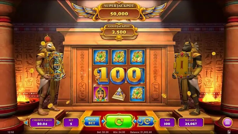 Cleopatra’s Diary slot screenshot 