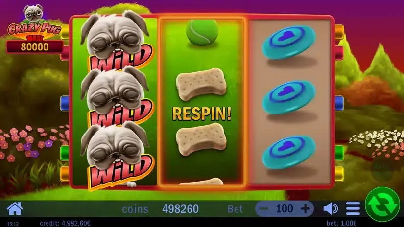 Crazy Pug slot screenshot 5
