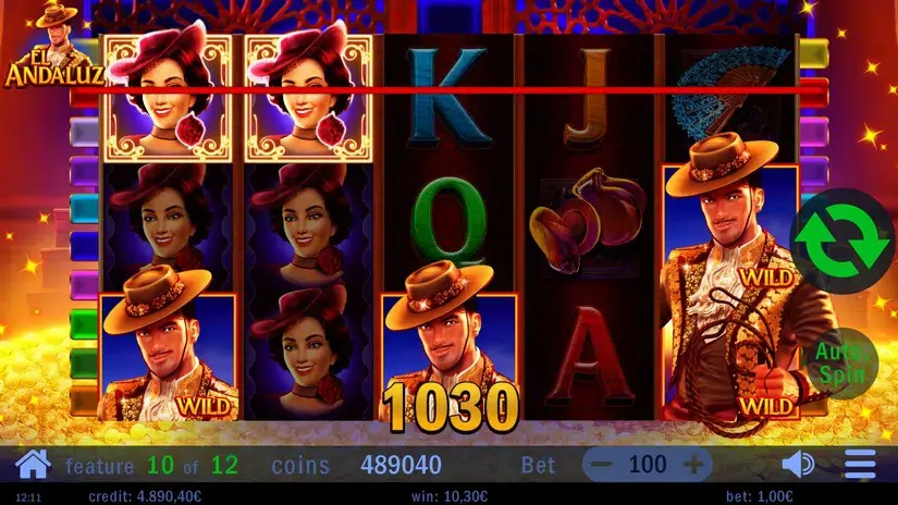 El Andaluz slot screenshot