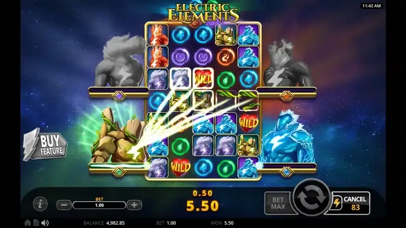 Electric Elements slot screenshot 5