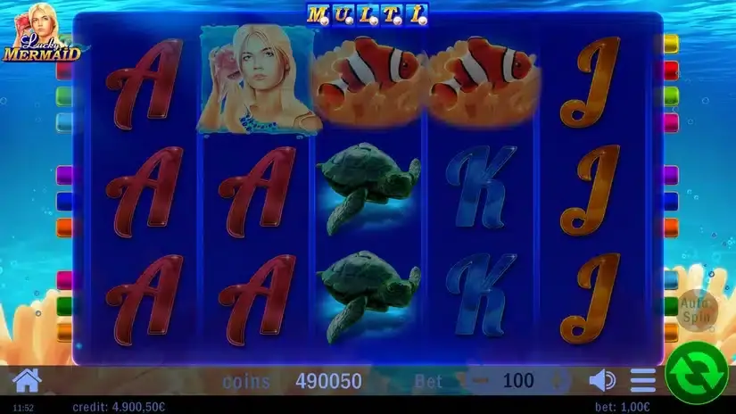 Lucky Mermaid slot screenshot 5