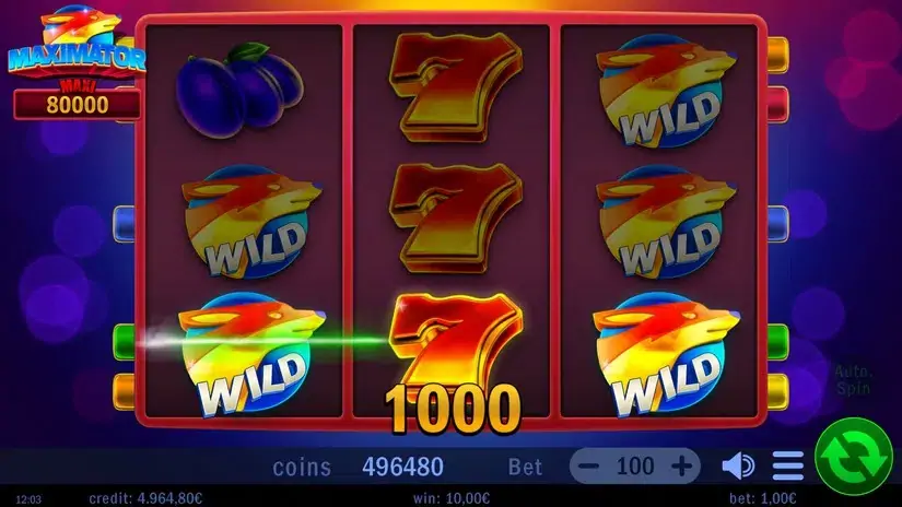 Maximator slot screenshot 5