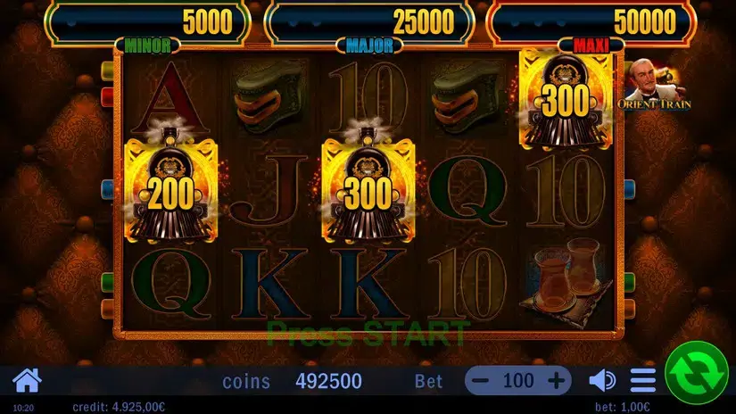 Orient Train slot screenshot 3