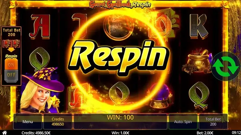 Secret Spellbook slot screenshot 3