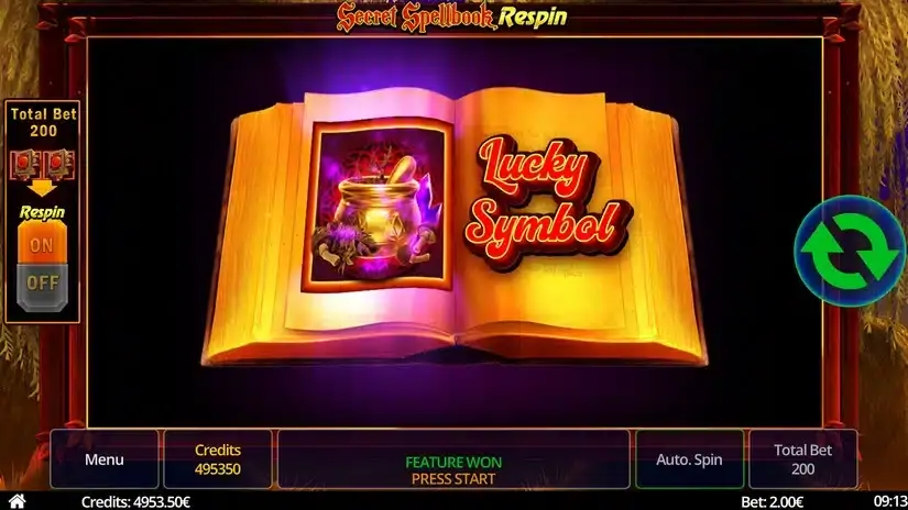 Secret Spellbook slot screenshot 5