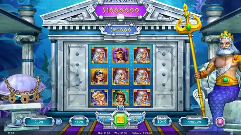 Triton’s Secret slot screenshot 3