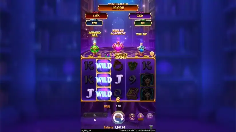 3 Witch’s Lamp slot screenshot 4