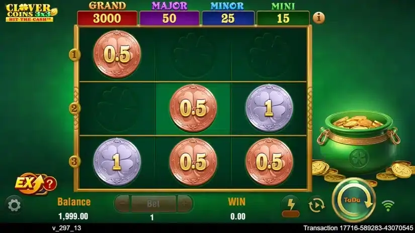 Clover Coins 3×3 slot screenshot 3