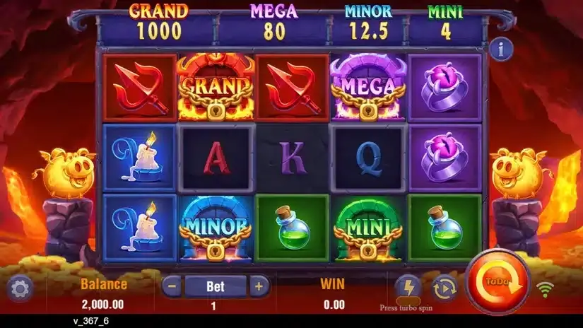 Devil Fire Twins slot screenshot 