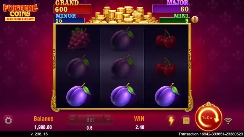 Fortune Coins slot screenshot 4
