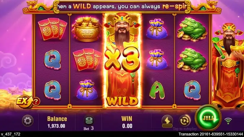Jili Caishen slot screenshot 2