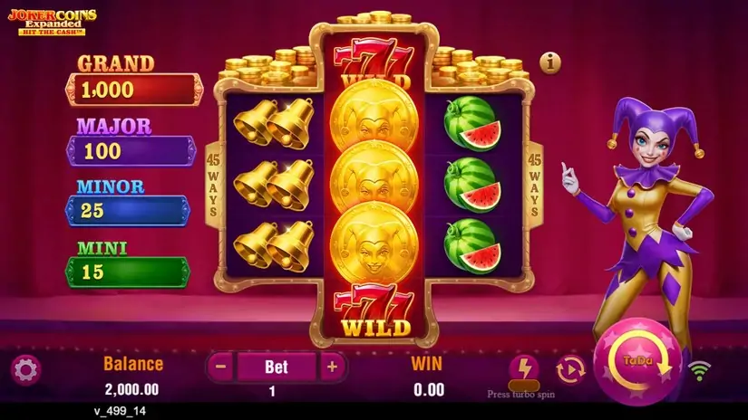Joker Coins Expanded slot screenshot 1