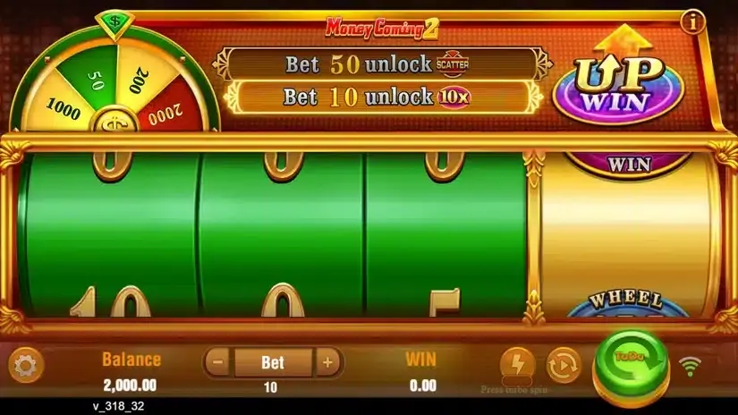 Money Coming 2 slot screenshot