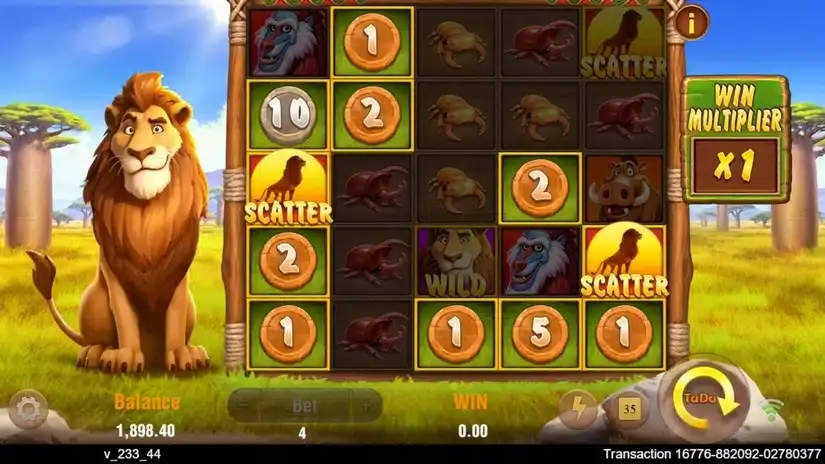 Safari Mystery slot screenshot 5