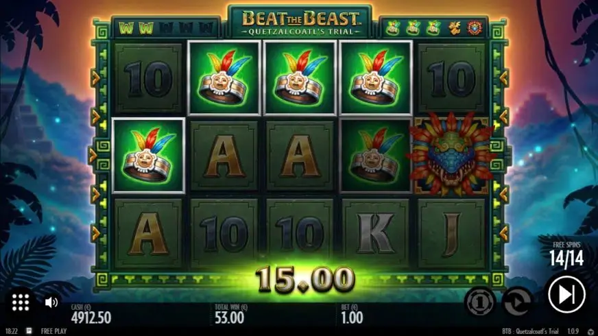 Beat the Beast: Quetzalcoatl´s Trial slot screenshot 