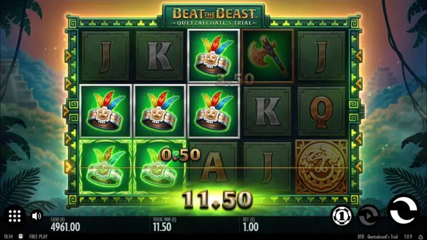 Beat the Beast: Quetzalcoatl´s Trial slot screenshot 2