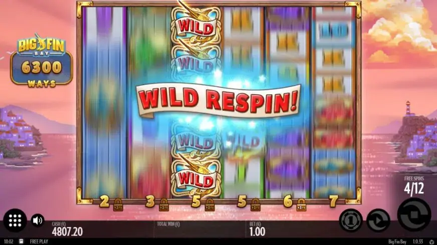 Big Fin Bay slot screenshot 4