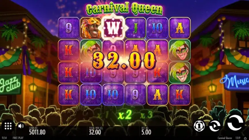 Carnival Queen slot screenshot 5