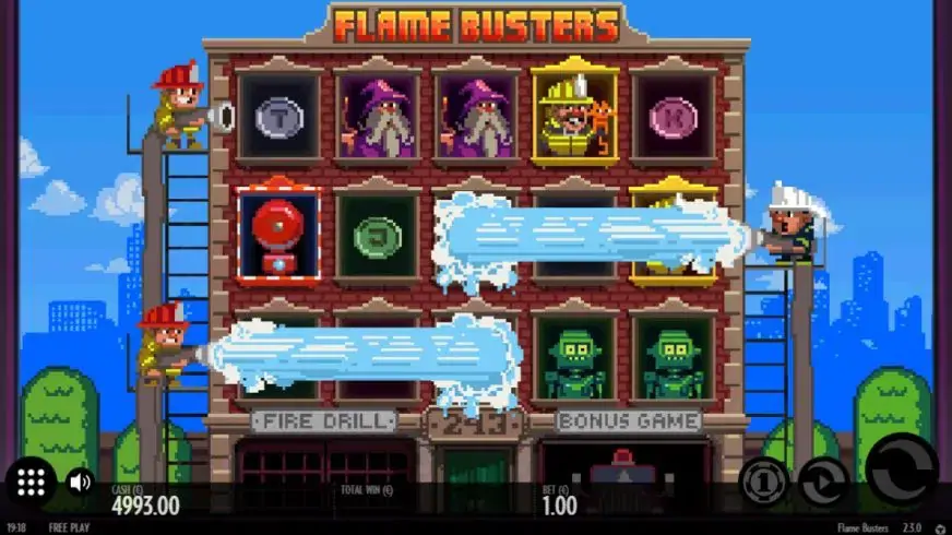 Flame Busters slot screenshot 