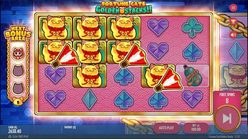 Fortune Cats Golden Stack slot screenshot 6