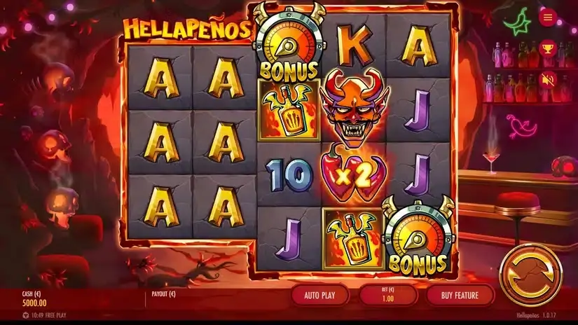 Hellapeños slot screenshot 