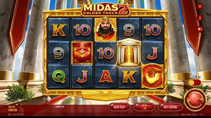 Midas Golden Touch 2 slot screenshot
