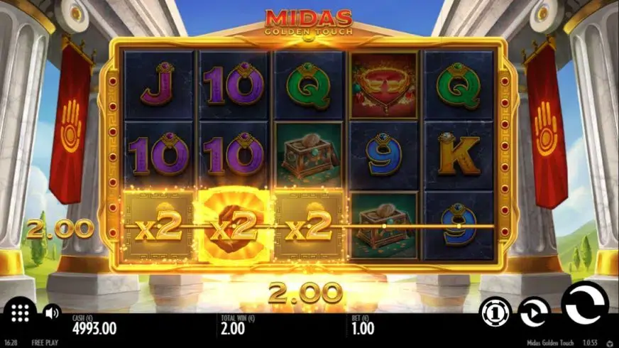 Midas Golden Touch slot screenshot 3