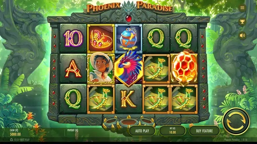 Phoenix Paradise slot screenshot 1