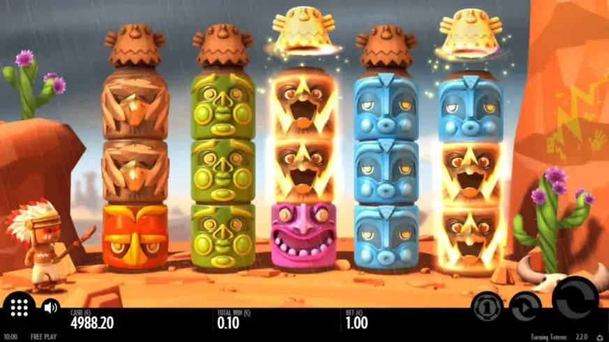 Turning Totems slot screenshot 2