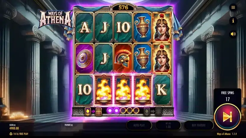 Ways of Athena slot screenshot 3