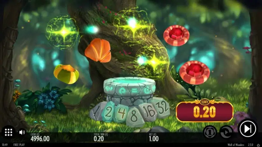 Well Of Wonders slot screenshot 2