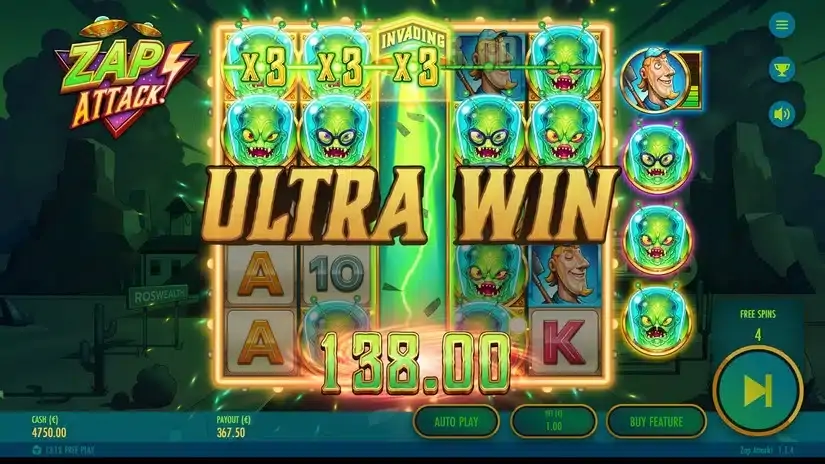 Zap Attack slot screenshot 8