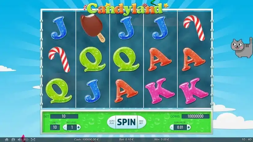 Candyland slot screenshot 1