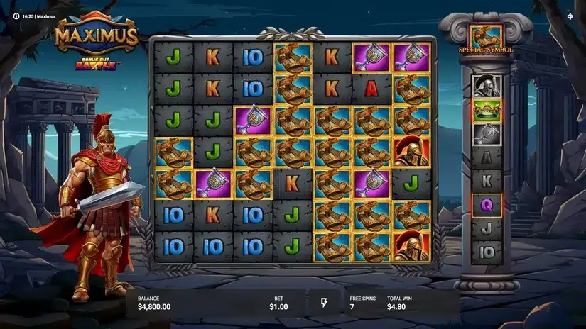 Maximus slot screenshot 3