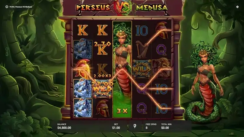 Perseus VS Medusa slot screenshot 5