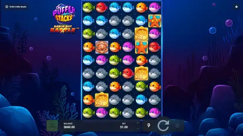 Puffer Stacks slot screenshot 2
