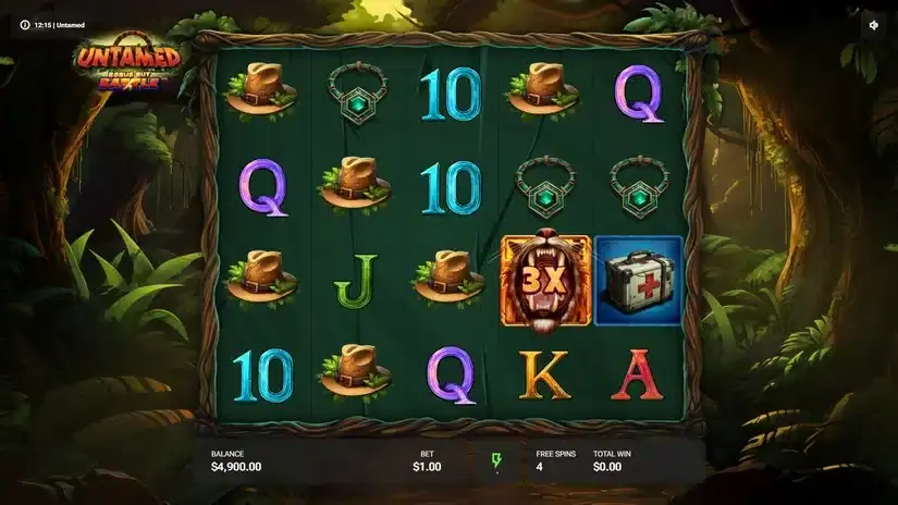 Untamed slot screenshot 4
