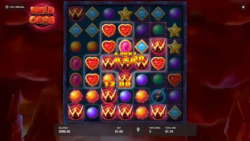 Wild Orbs slot screenshot 4