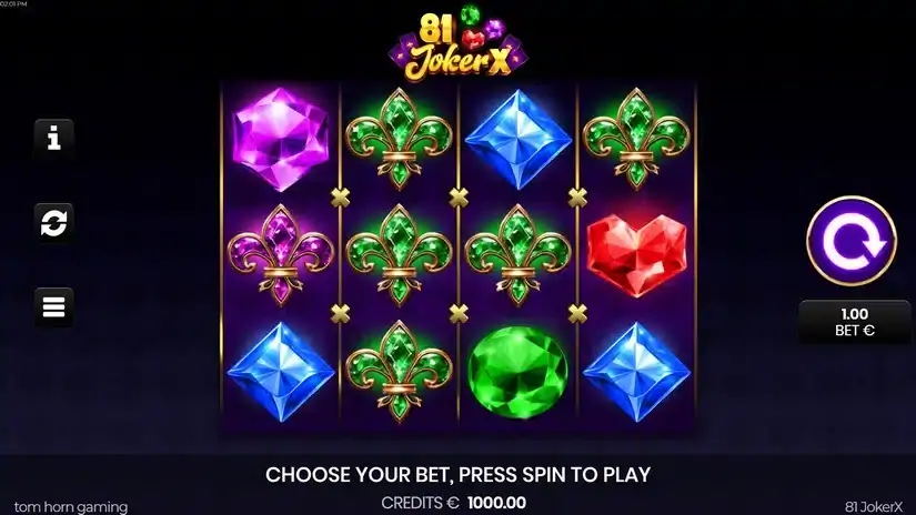 81 JokerX slot screenshot 1