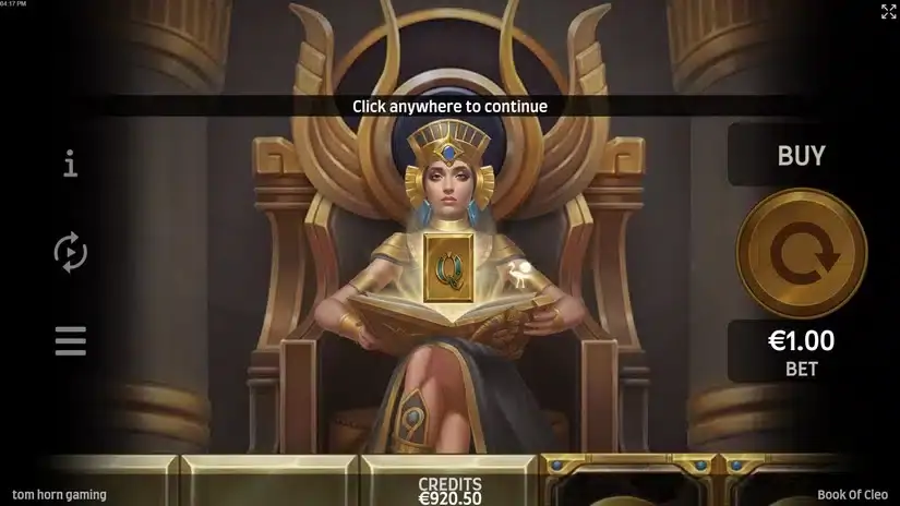 Book of Cleo slot screenshot 4