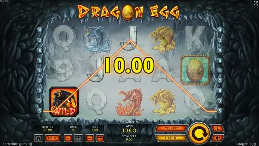 Dragon Egg slot screenshot 3