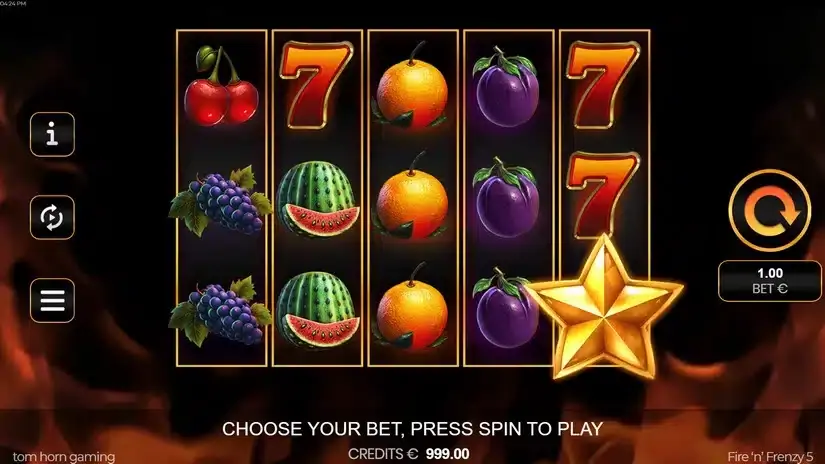 Fire’n’Frenzy 5 slot screenshot 1