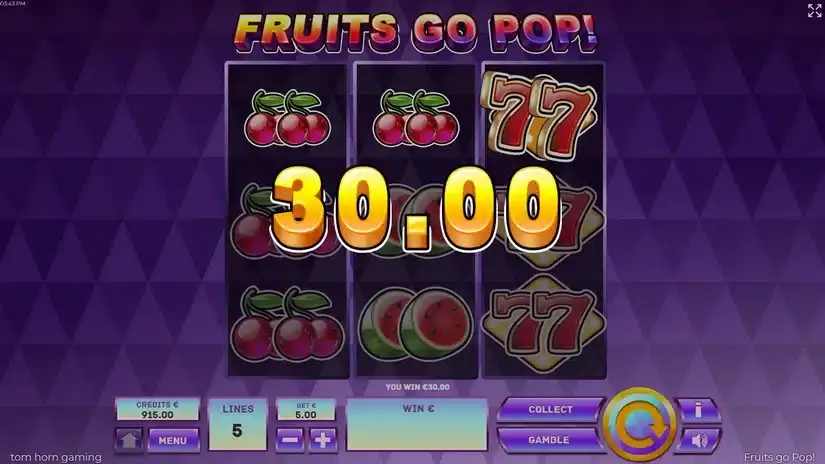 Fruits go Pop! slot screenshot 2