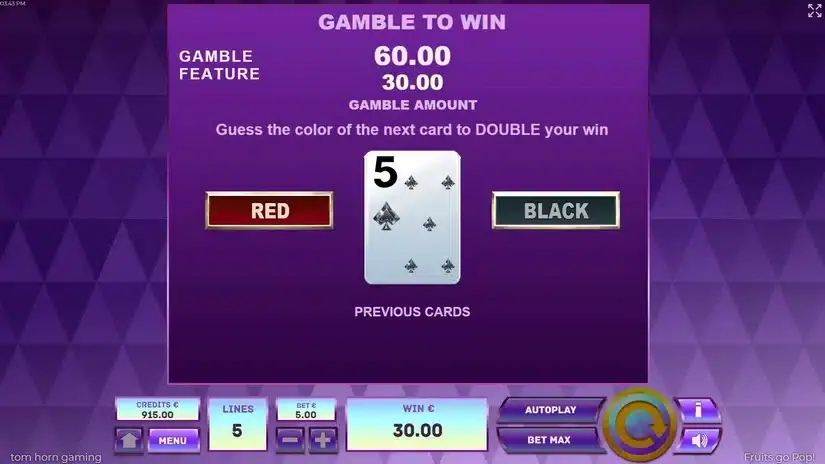 Fruits go Pop! slot screenshot