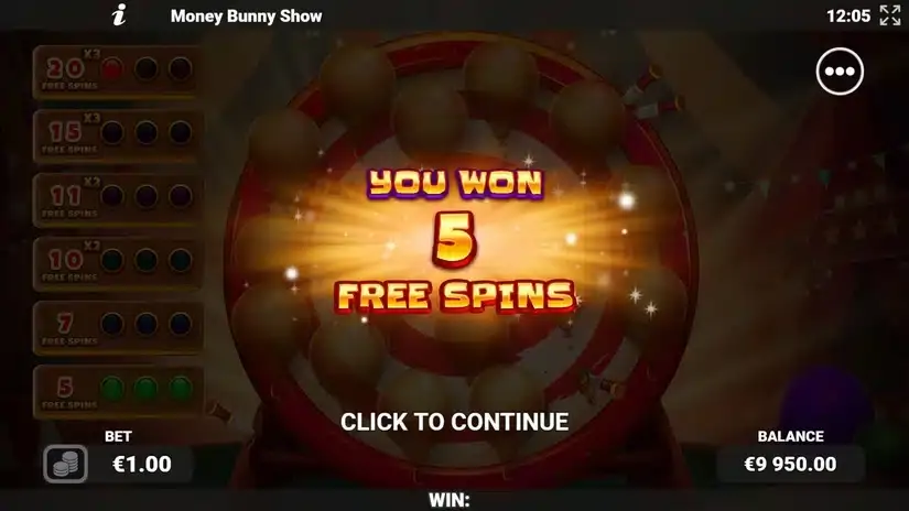 Money Bunny Show slot screenshot 6
