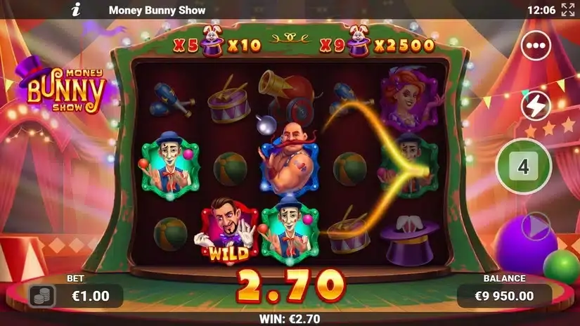 Money Bunny Show slot screenshot 1